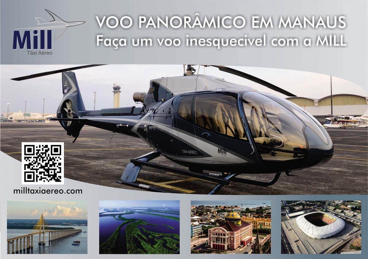 Panfleto Voo Panor&acirc;mico Mill